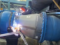 1200A gt 800A 레듀서의 부식으로 인한 누수가 발생했습니다 문제는 해당 배관은 상수도사업소 배관으로 물을 정지할 수 없다 이유는수많은 주민들이 물 공급이 끊기면 민원이 발…